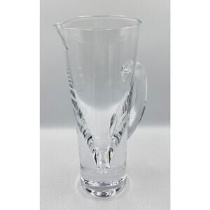 MCM Gump's Bullet Hand Blown Glass Martini Pitcher Carlo Moretti Made in Italy